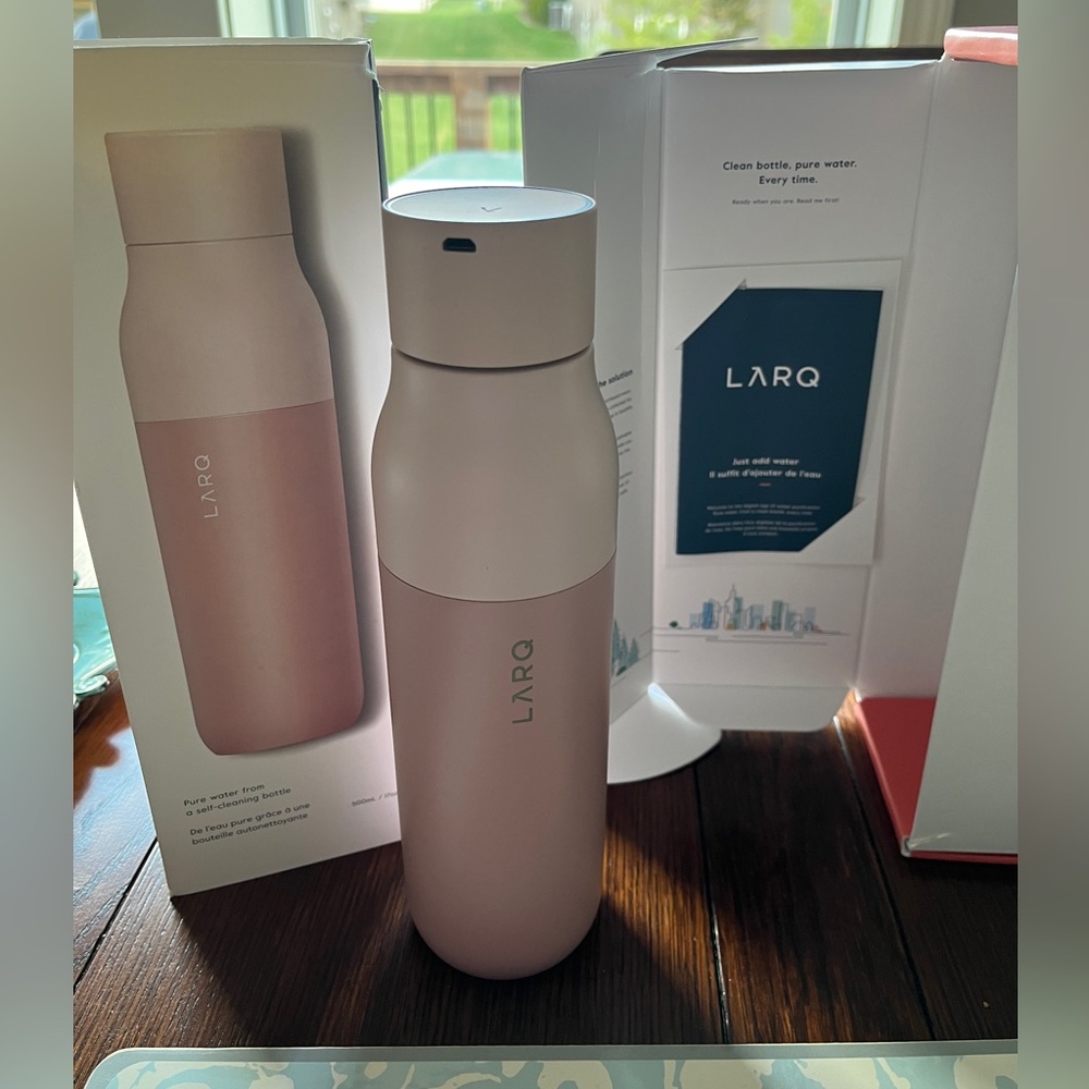 NIB Pink LARQ Water bottle. Never used